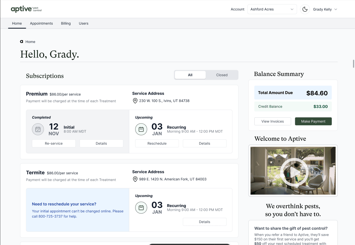 Customer Portal - Multi-Tenant Service Management Platform